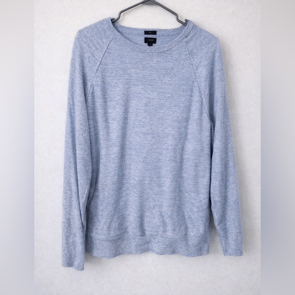 J. Crew Light Blue Men's Sweater size L